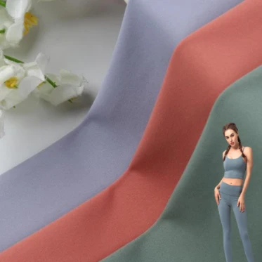 88% Polyamide 12% Elastane Swimwear Fabric Nylon Spandex Fabric 4 Way Stretch Nylon Yoga Wear Sportswear Interlock Fabric