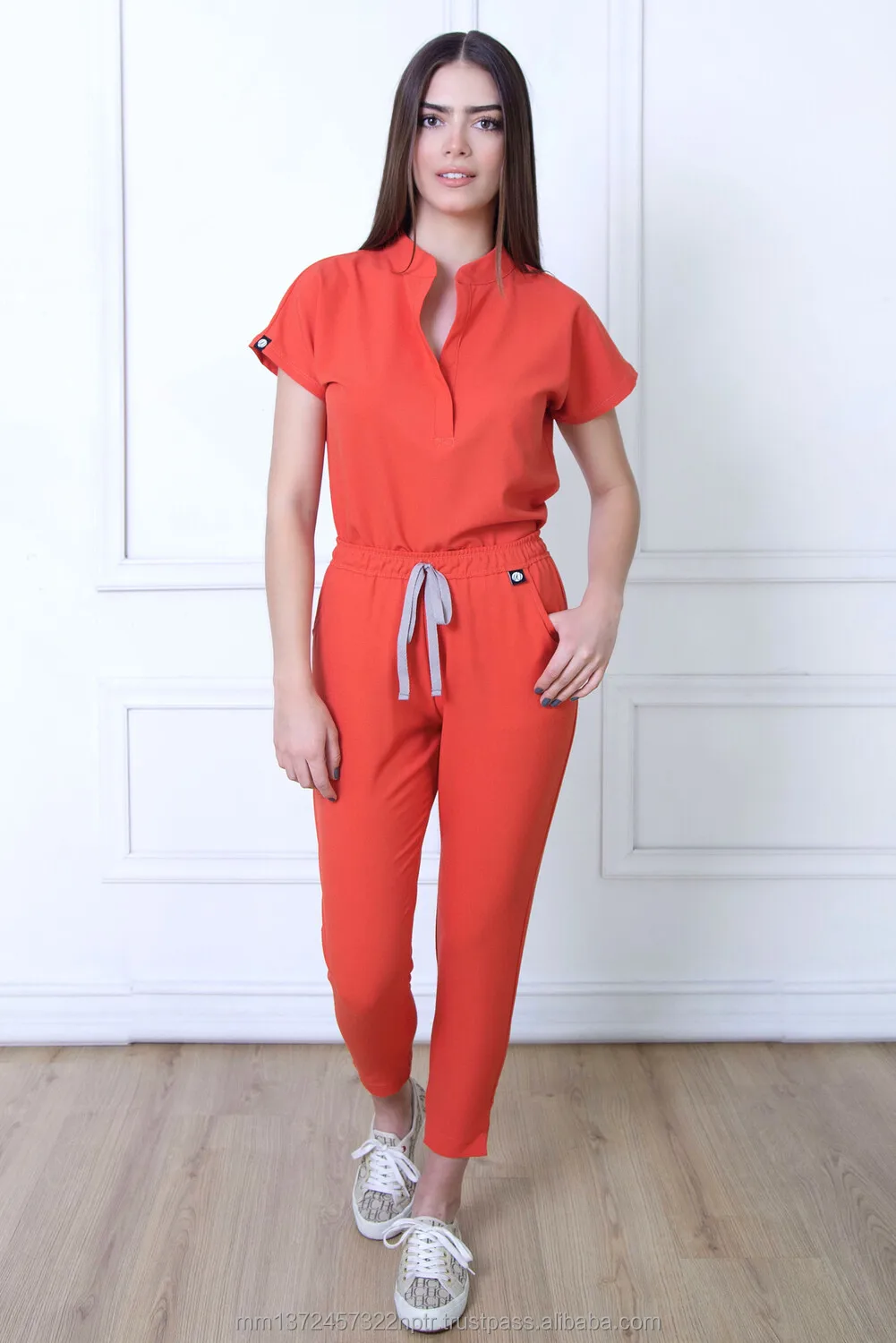 Fashionable Hospital Uniformes Scrub Medico Spandex Stretch Breathable Women Sets Medical Nursing Scrubs Uniforms Wholesale