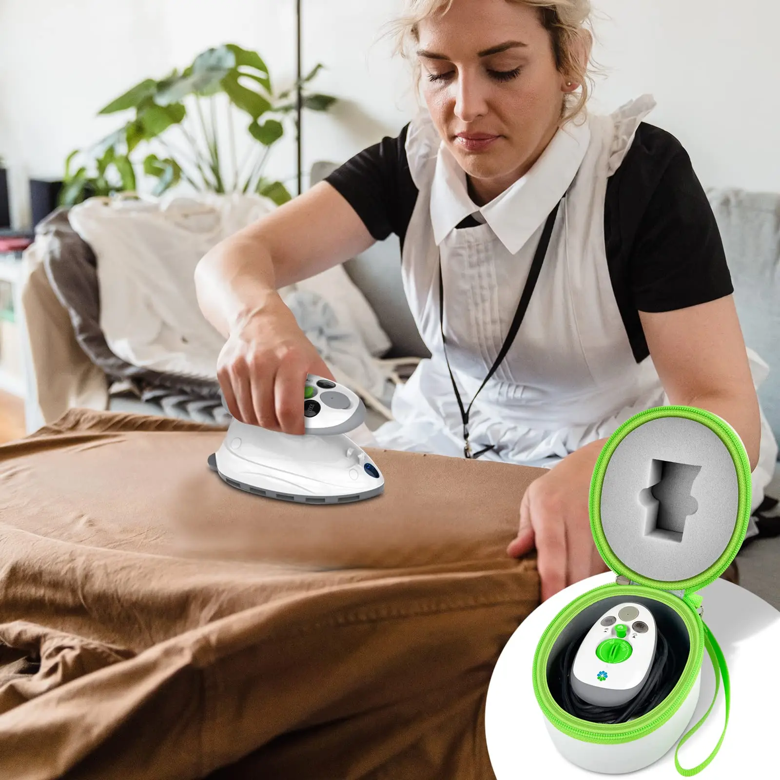 Mini Steam Iron Storage Case Compatible with Steamfast SF-717 SF-720 Mini Ironing Hard Case