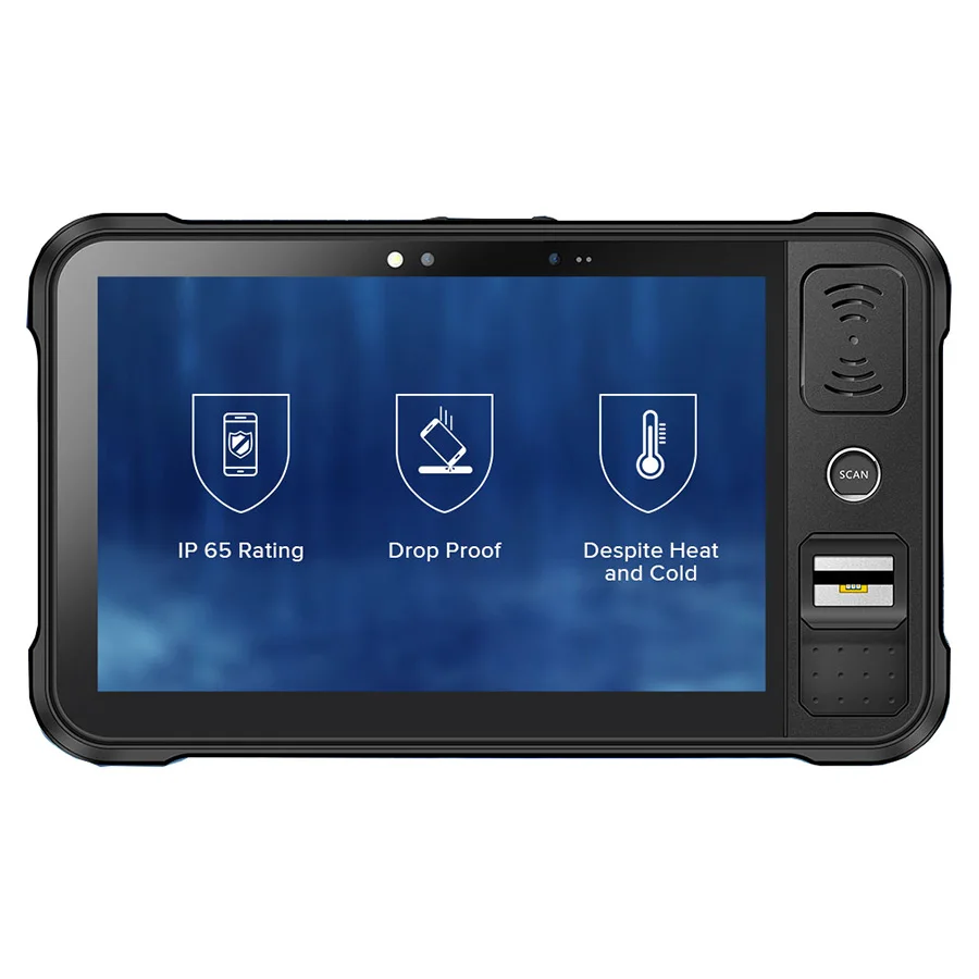 Android 9.0 Rugged Tablet ip65 2gb 6gb 32gb Ram Pos For Vehicle Car Rfid Nfc Waterproof Industry Tablet 8 pouce Tablette