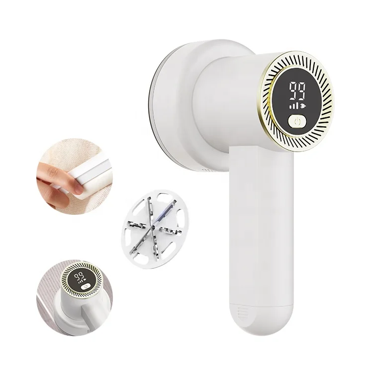 Перезаряжаемая электрическая бритва с ЖК-дисплеем для одежды, свитера