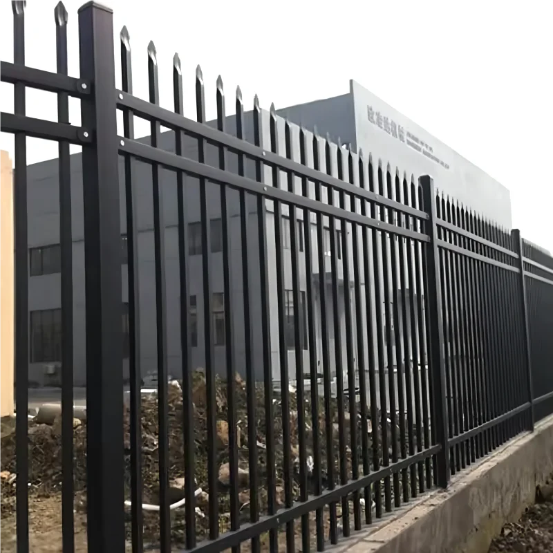 Designs Commercial Heavy Duty High Tensile Metal Galvanized Steel Tube Fence Horizontal Vertical Tube Fence Panel