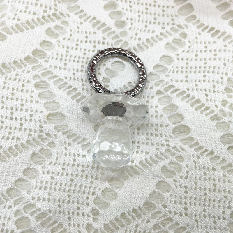 
Baby Shower favors First birthday gifts Crystal pacifier with gift box 