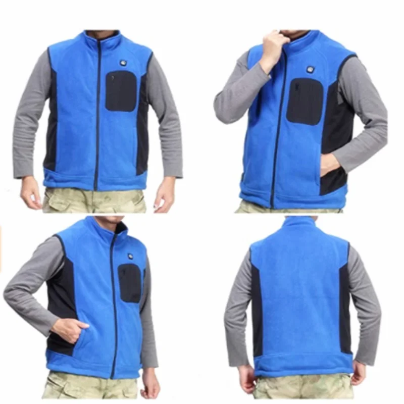 2024 New Unisex USB Heated Fleece Jacket for Outdoor Sports and Workwear wholesale