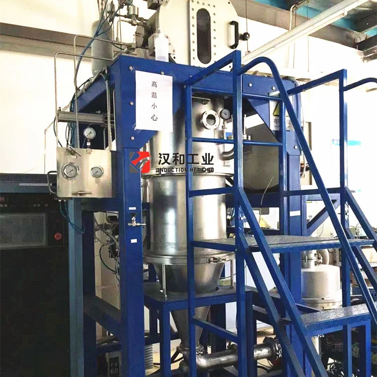 Powdering equipment for producing precious metal powder with liquid ejection