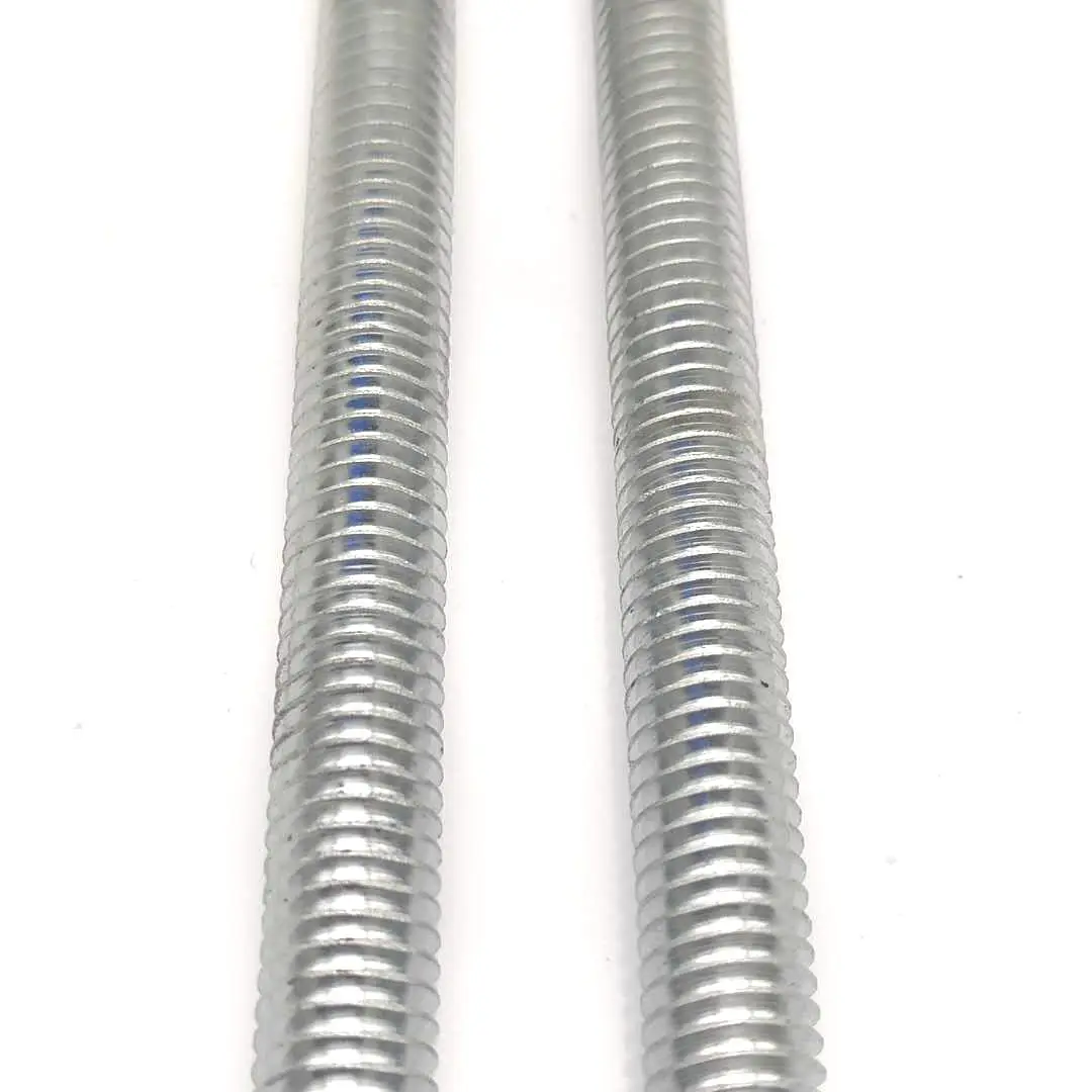Factory direct high quality galvanized carbon steel stud threaded rod din975