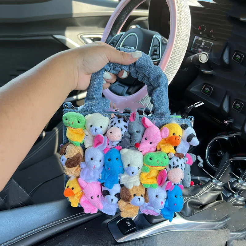 Classic Casual Designer Purses And Ladies Shoulder Bag Cartoon Teddy Bear Purses For Women Crossbody Bag