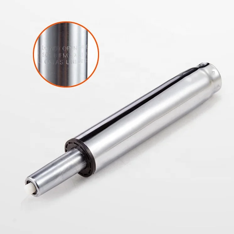 Rotatable office chair adjuster hydraulic extension chrome 100mm 120mm cylinder gas spring