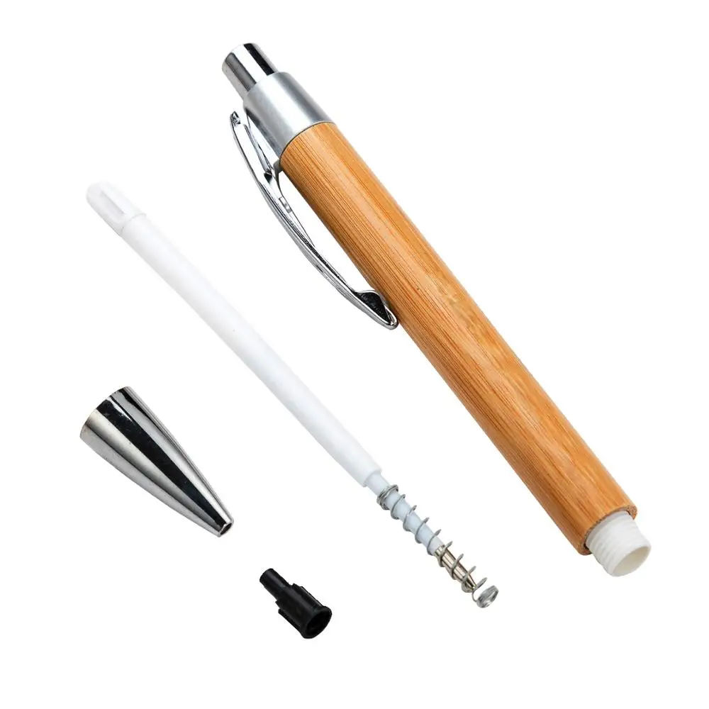 Hot Sale Promotional Click Personalized Company Logo Wood Ballpoint Pen Custom Logo Pen Bamboo