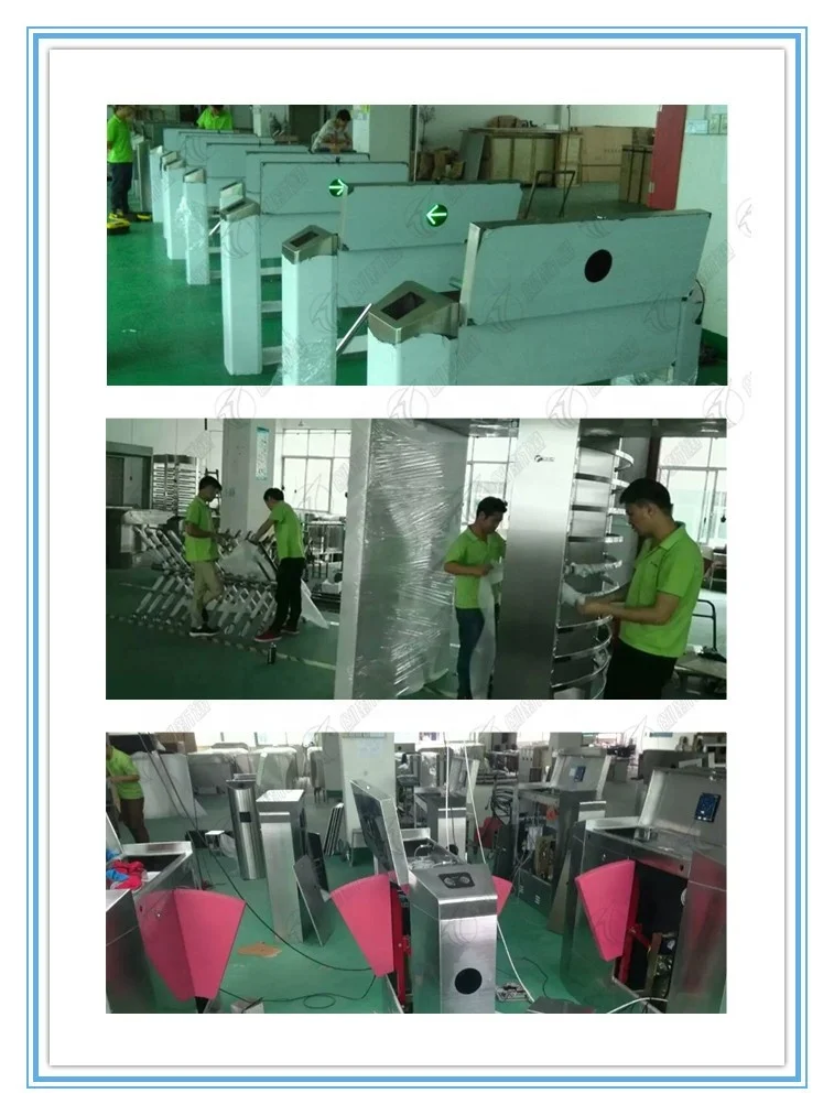 
Slim ADA Fastlane Tourniquet Small Footprint Pedestrian Swing Barrier Gate Turnstile 