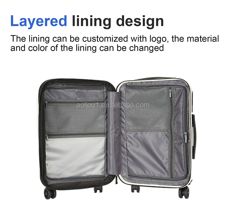 Factory OEM PC hard suitcase luggage Custom High Quality royal polo luggage trolley case