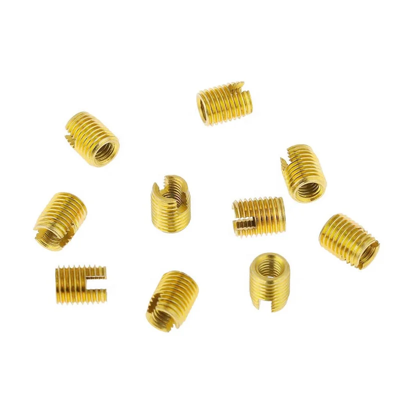 Stainless Steel 303 Self-tapping Thread Insert M2.5 Slot Type Insert