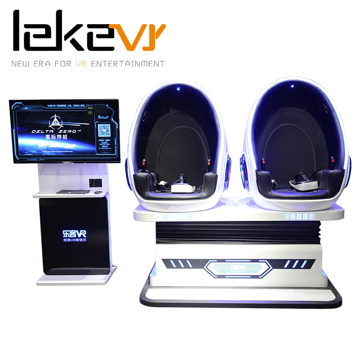 
2020 New Vr Technology Leke Vr 9D Virtual Reality 9D Egg Chair Simulation Rides For Vr Theme Park 