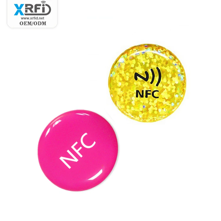 Smart Nft Small Paper Tags Sew Sensor Detector Seal Rugged Ring Sticker Rewritable Retail Rfid Round Tag