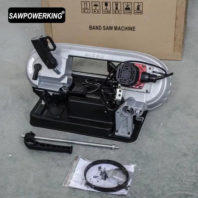 SAWPOWERKING  4-1/2' metal wood cutting portable band saw machine