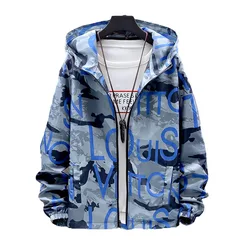 Autumn Wind Breaker Camping Windbreaker Jacket Hot Sale Varsity Jacket Coat Polyester Shell Men Custom Size OEM Service Custom