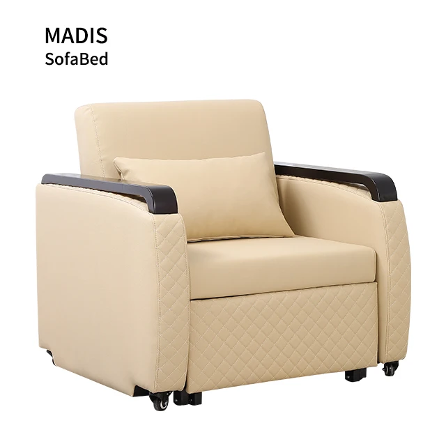 
Accompany sofabed hospital folded single chair retractable multifunctional extension stretch leather sofa relax chair 