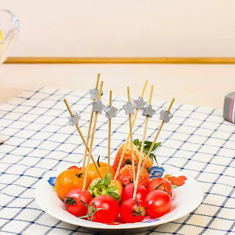 Martini Olive Skewers Reusable Sandwich Sticks Appetizer Toothpicks Fruit Stick, Cocktail Pick for Bar Party