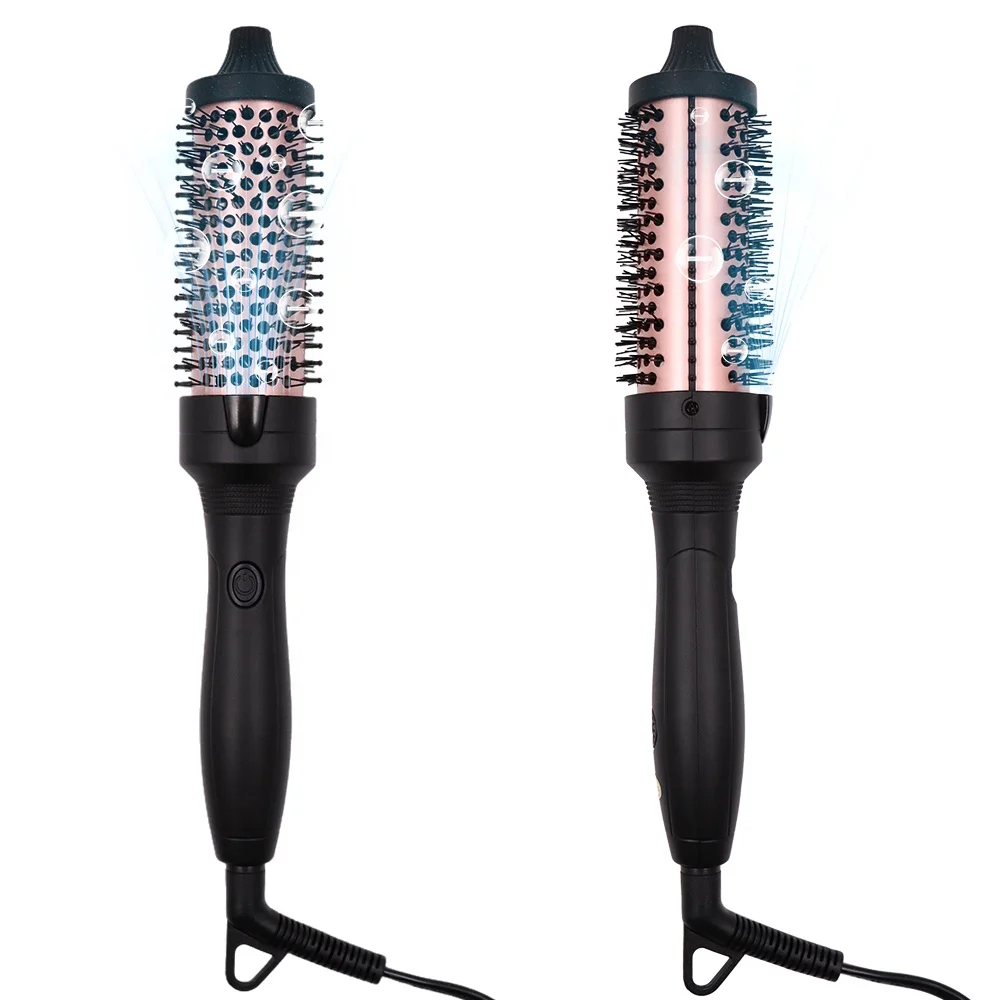 Electric Heating Hot Hair Comb Negative Ions Hair Brush Volumizer Ionic One Step Multi Ion Straightening Comb Heated Tourmaline