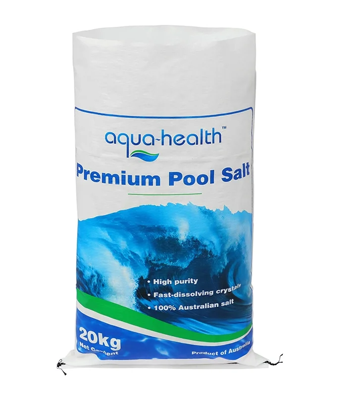 50kg polypropylene white plastic bag packaging for empty sugar bag with inner 20kg pp bags for swimming pool salt