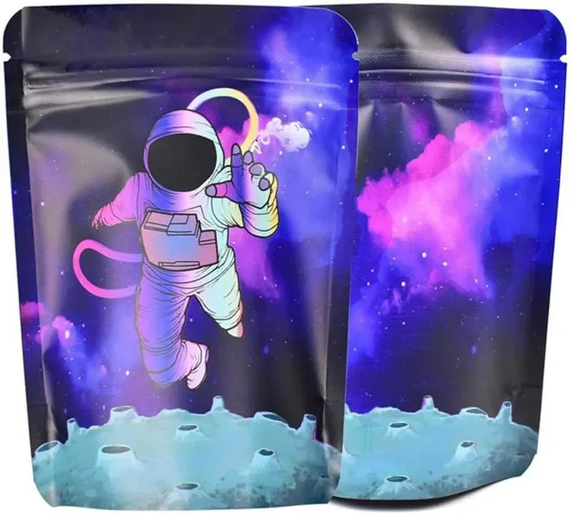 wholesale Customized Printed 3.5G Resealable Smell proof Mylar Food Storage Bags Aluminum Foil Zip Lock Pouch