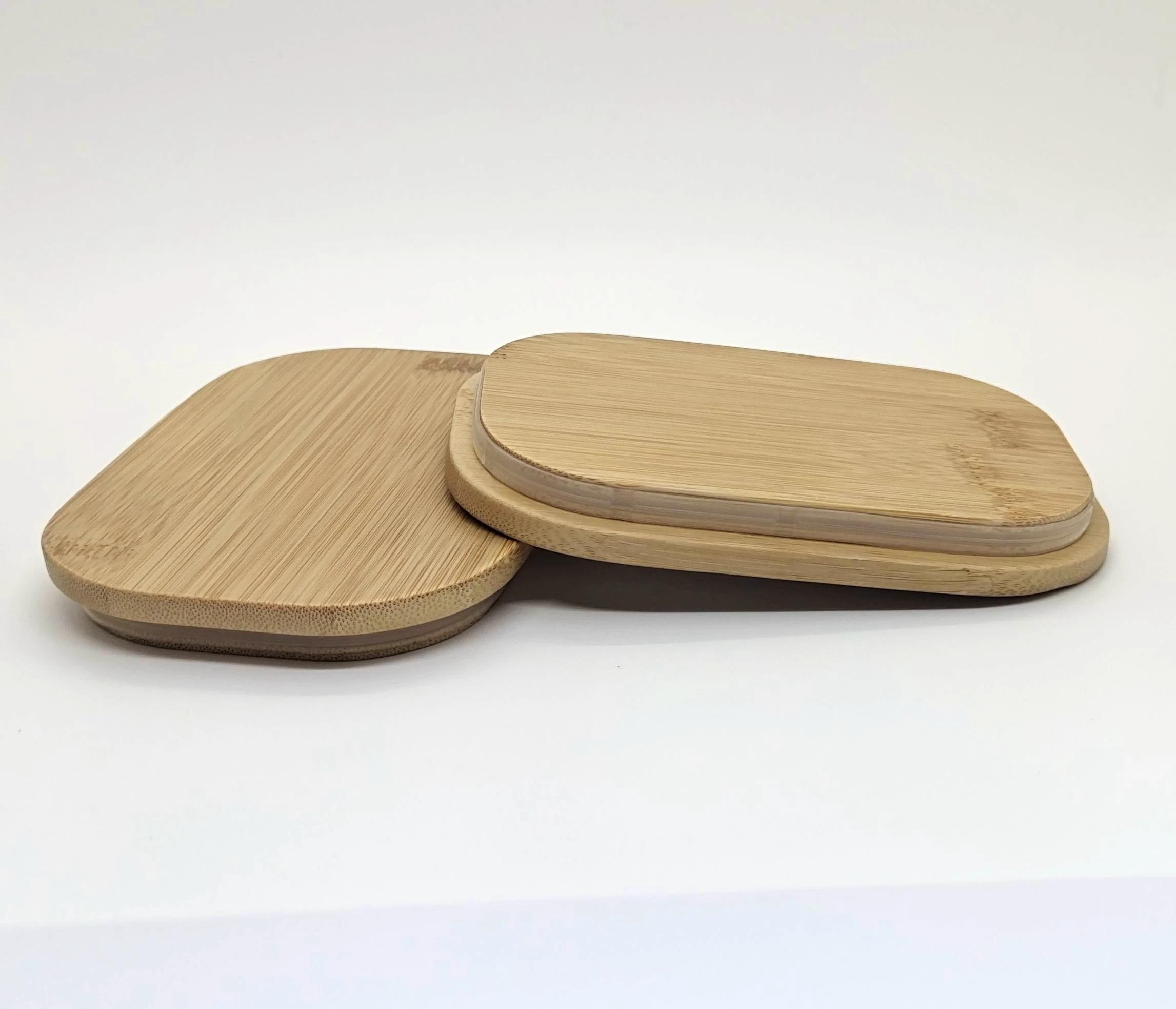 Eco-friendly Material Biodegradable Metal Container Jar With Bamboo Lid For Food Coffee Storage