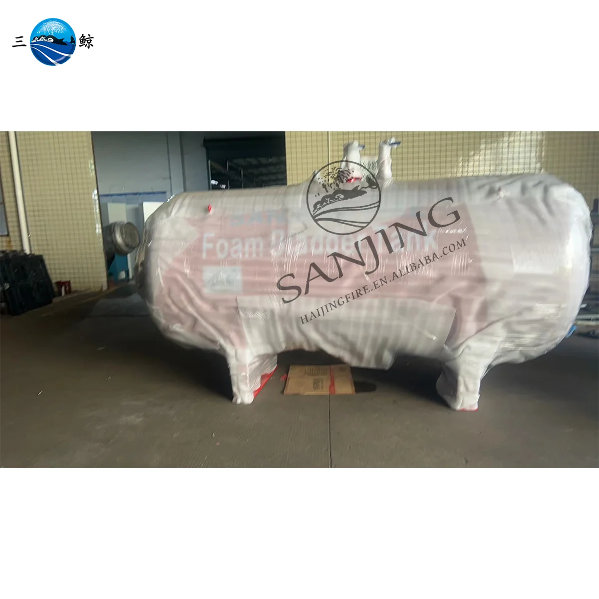 5000L Large Capacity 3% Horizontal Manual Foam Proportioning Bladder Tank