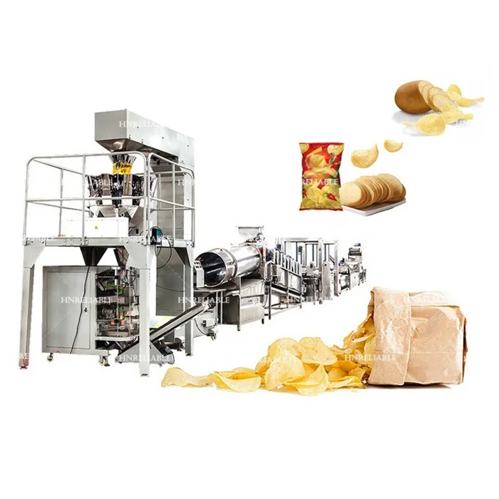 100kg output potato chips making machine potato chips production line / potato chips plant cost