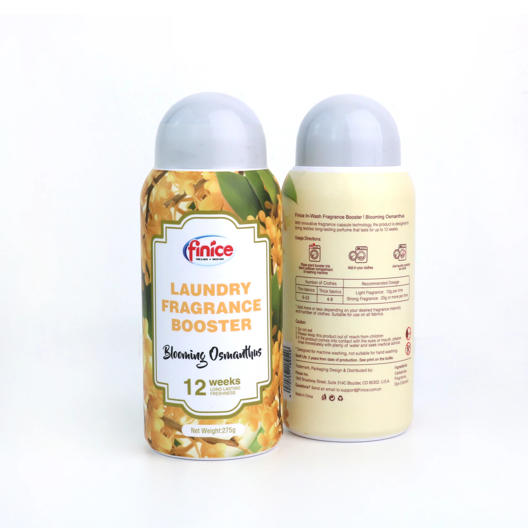 Finice 275g Long-Lasting fragrancer bottle scent booster beads laundry fabric softener detergent pods