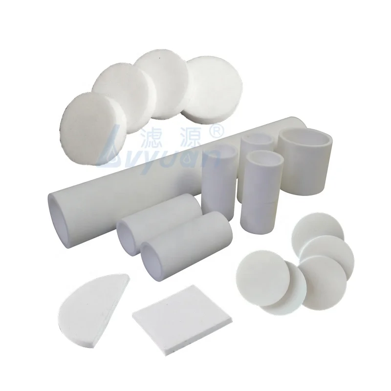 Customized polyethylene 5 microns sintered filter pleated porous plastic filter for water air oil filter treatment equipment