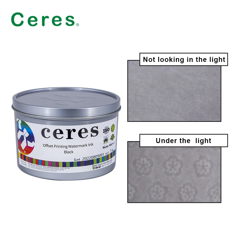 Ceres Watermark Ink For Offset Printing