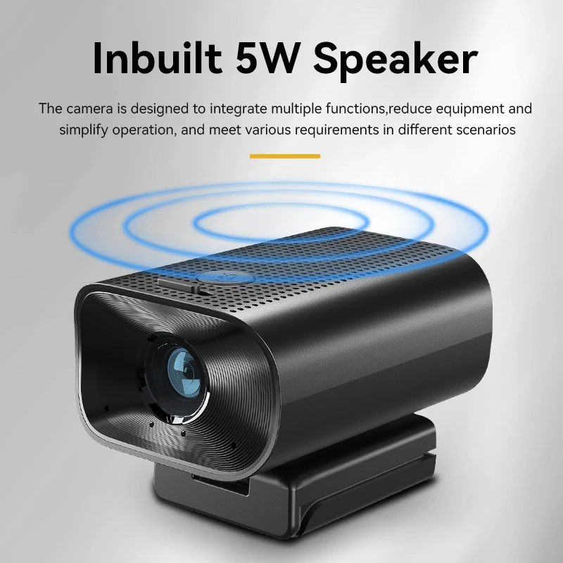 Source Factory All in one webcam 3 in one USB web camera Full HD with speaker microphones remote control for video calling