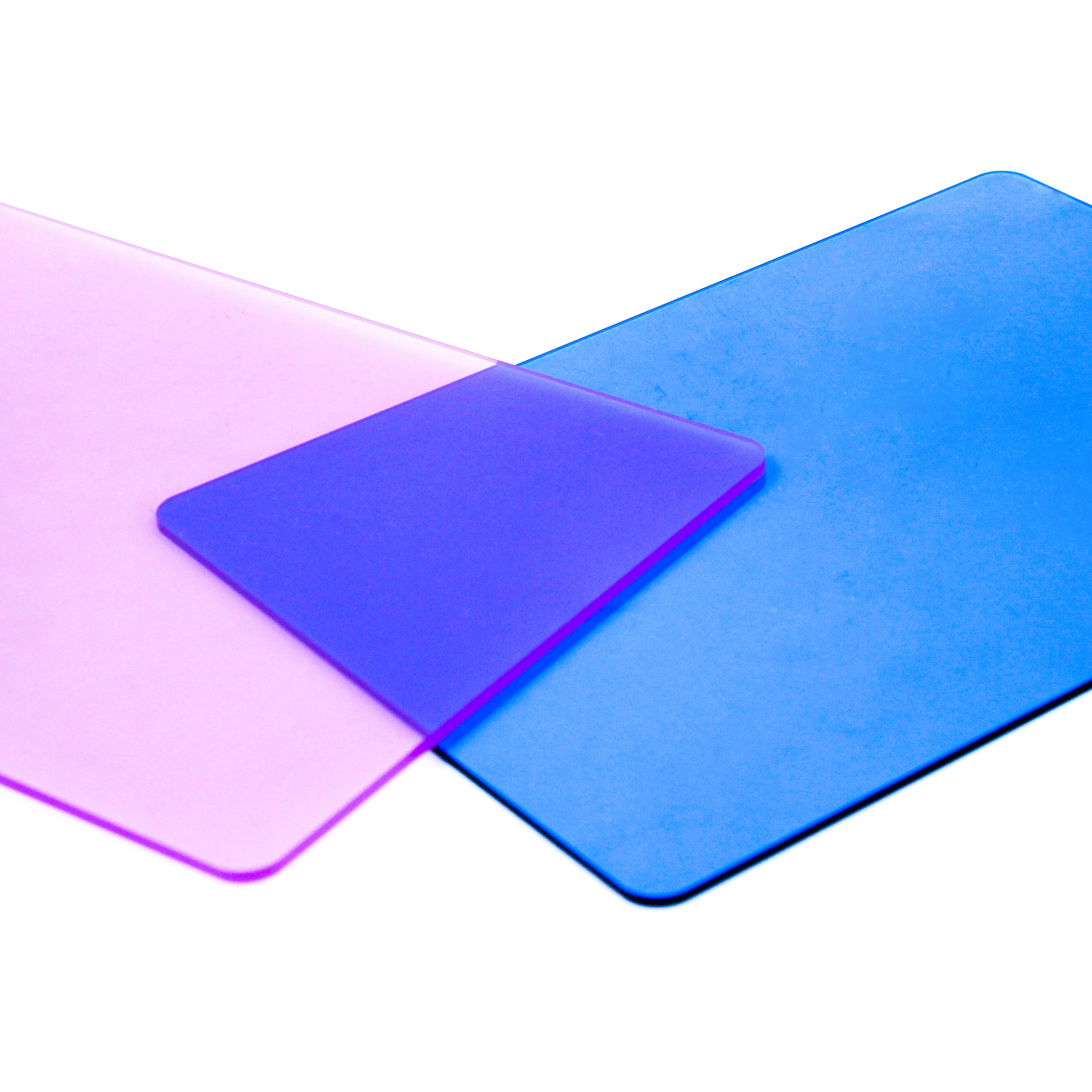 2mm Pink Purple Polycarbonate Solid Sheet For Display and Sign