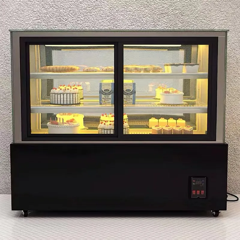 cake refrigerator small supermarket fridge refrigerator showcase cake display refrigerator for sale commercial