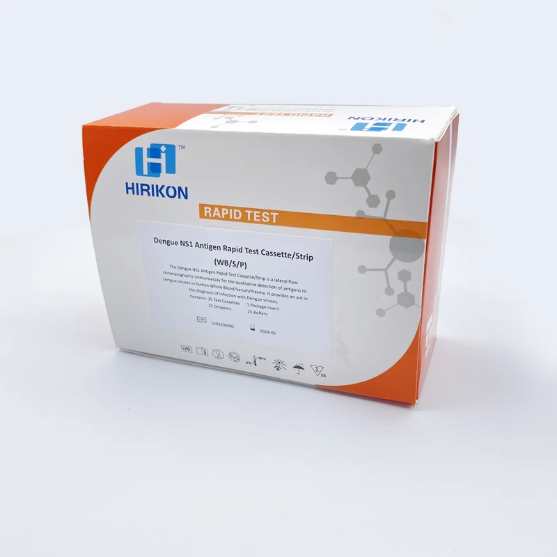 Infectious disease treatment dengue rapid detection kit cassette one step medical quick diagnostic rapid test strips dengue