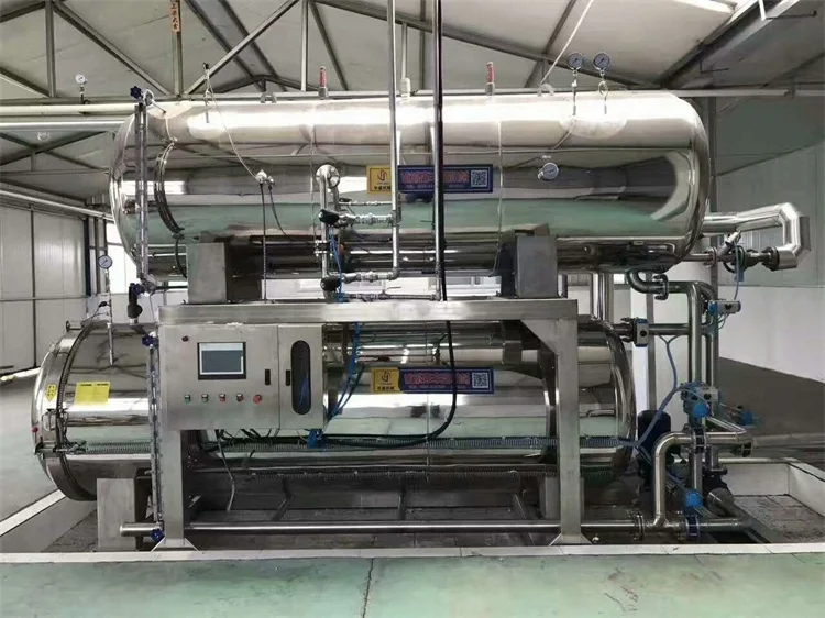 Retort machine autoclave steam sterilizer for milk