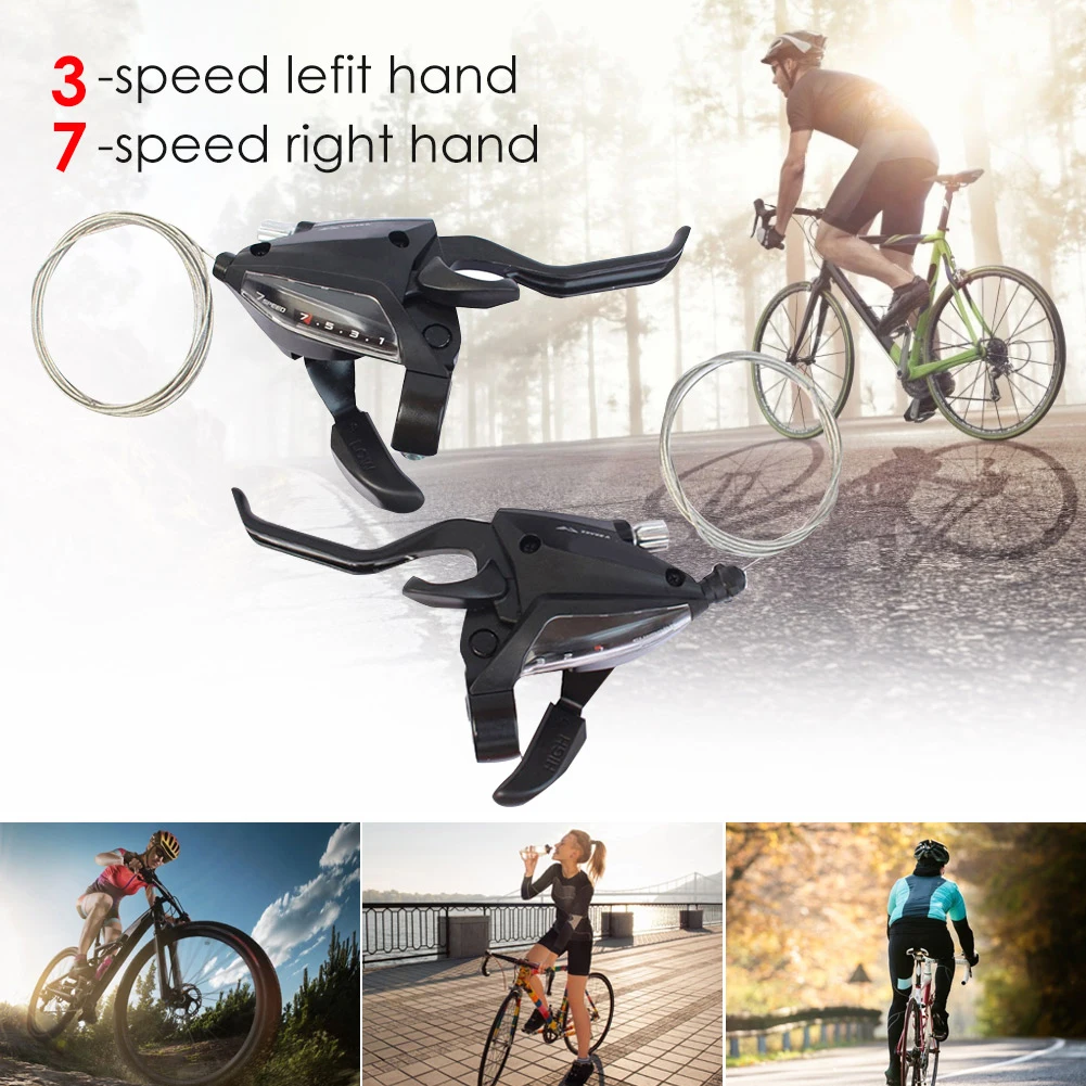 Bicycle Derailleur 3 X 7 Speed Shift Lever & Brake Lever Conjoined DIP 21 Speed MTB Mountain Bike Shifter EF500