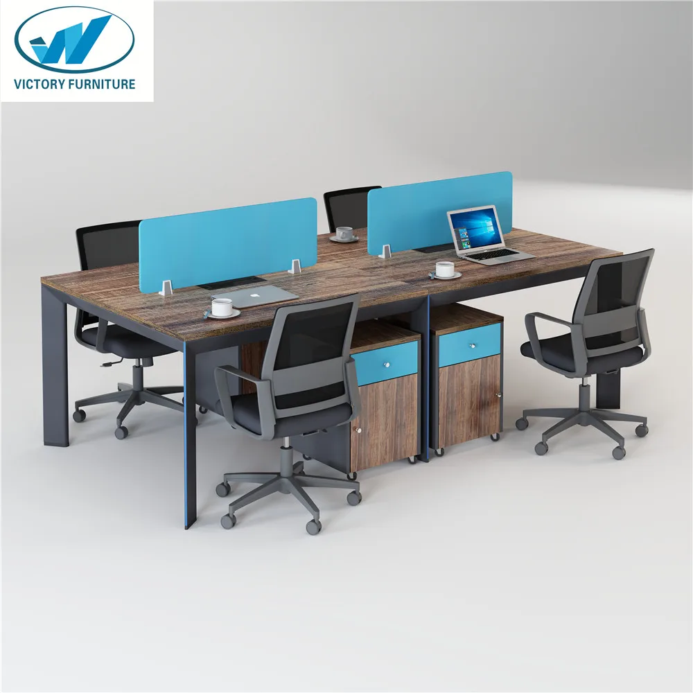 
Modern office desk aluminium frame steel cubicles office workstation cubicle for 6 person workstation desk office furniture 