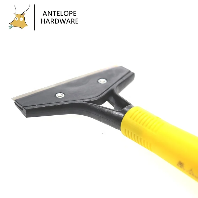 New Window Floor Wall Cleaner Long Plastic Handle Stainless Blade Scraper Machine