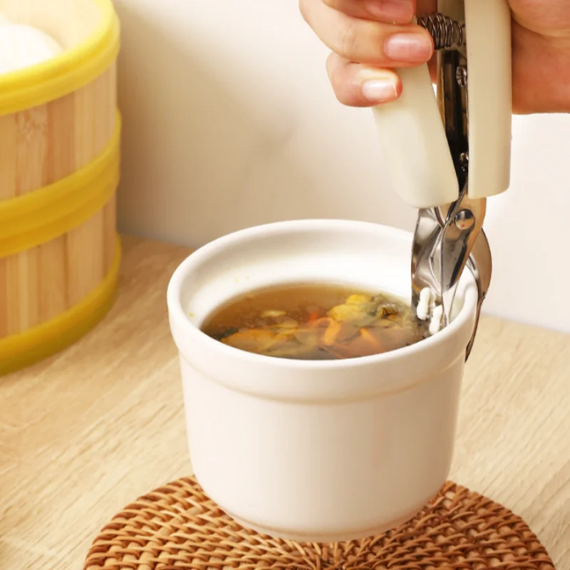 Multi-Function Non-Slip Stainless Steel Bowl Gripper Anti-Scalding Clip Kitchen Utensils & Gadgets Set Silicone Holder Plate