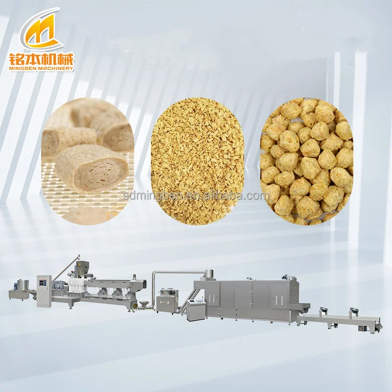 Chinese factory full automatic soybean texture protein production line/Tvp/Tsp soybean plant protein production line