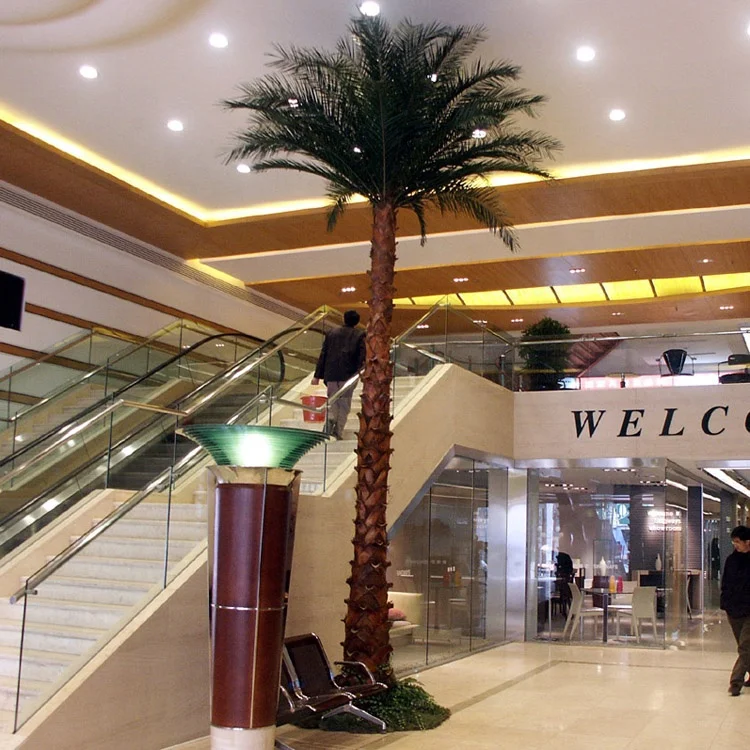 anti-UV Eco-friendly manufacturer indoor outdoor tropical big fan artificial washington palm tree