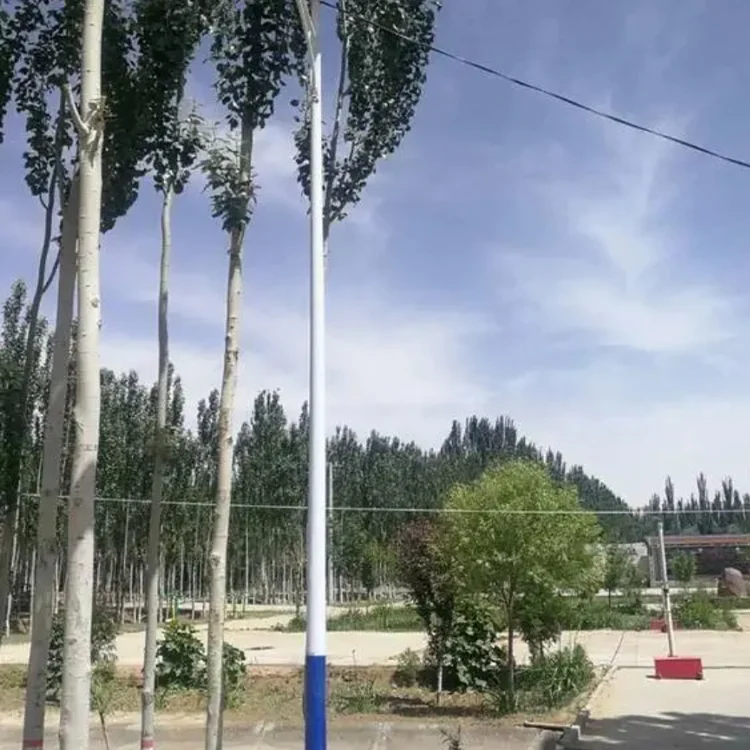 Новый стиль световой полюс многоугольные круглые шестиугольные Восьмиугольные световые полюсы для