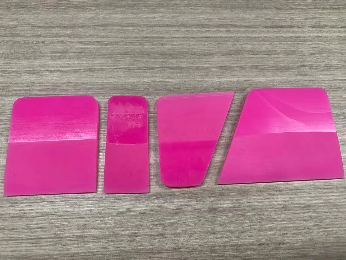 CARBINS PPF Scraper Full Set 6 in 1 installation Tools Pink Wrapping Tinting Tool