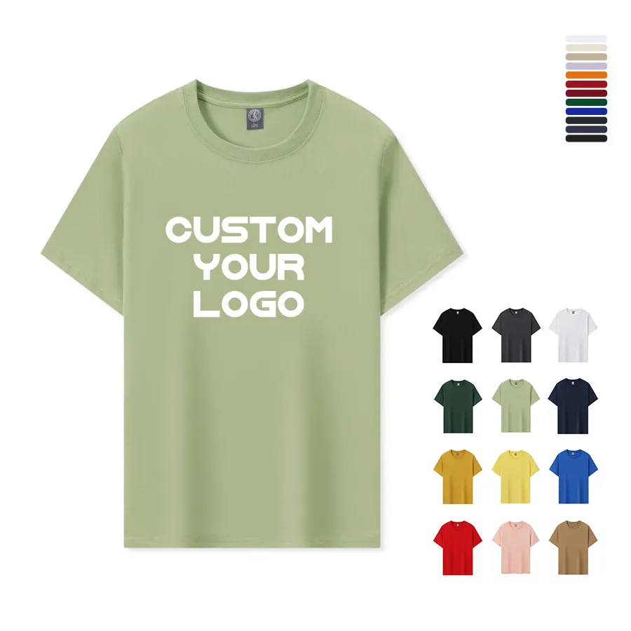 Manufacturer high quality   100   custom screen printing crew neck mens
