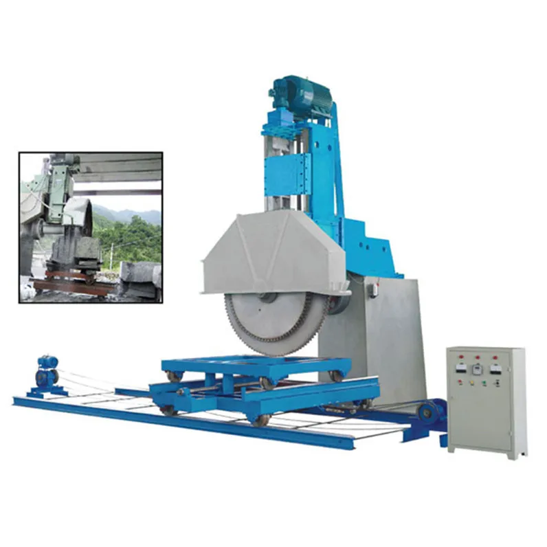 ISO Certificated Multi Blade Guide Stone Cutter Single Arm Type Stone Granite Block Cutter for Sale