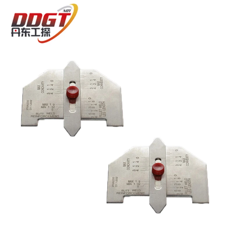 Stainless Fillet Weld Gauge for Inspection Fillet Gauge Cam Type Weld Inspection Ruler