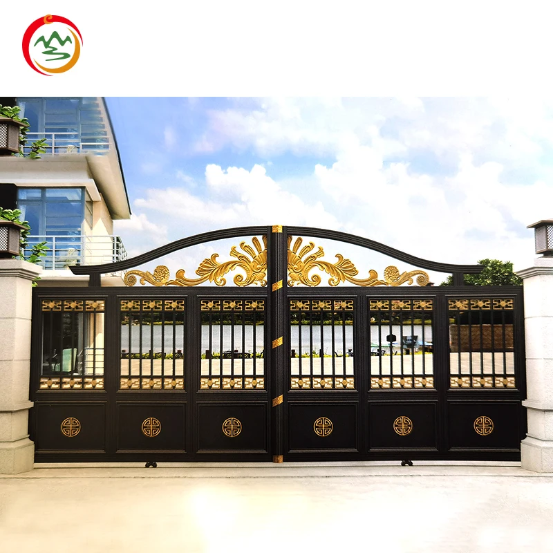 Factory Supply Environmentally Friendly Self-Built Compound Gate Modern New House Gate Designs Door Latest