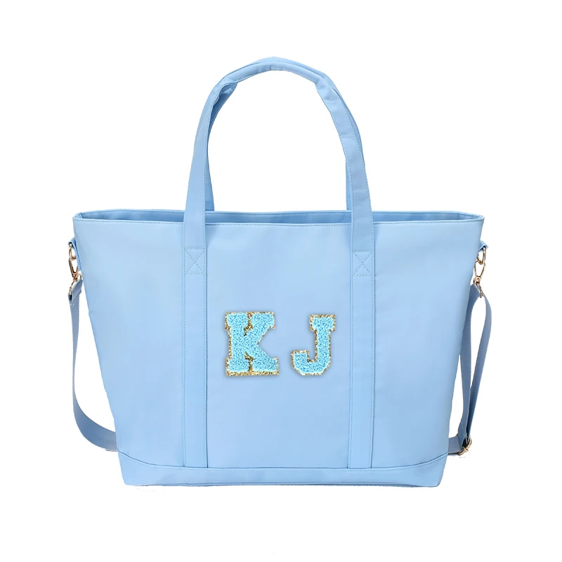 Low Moq Wholesale Nylon Waterproof Portable Fashion Handbags Tote Bags