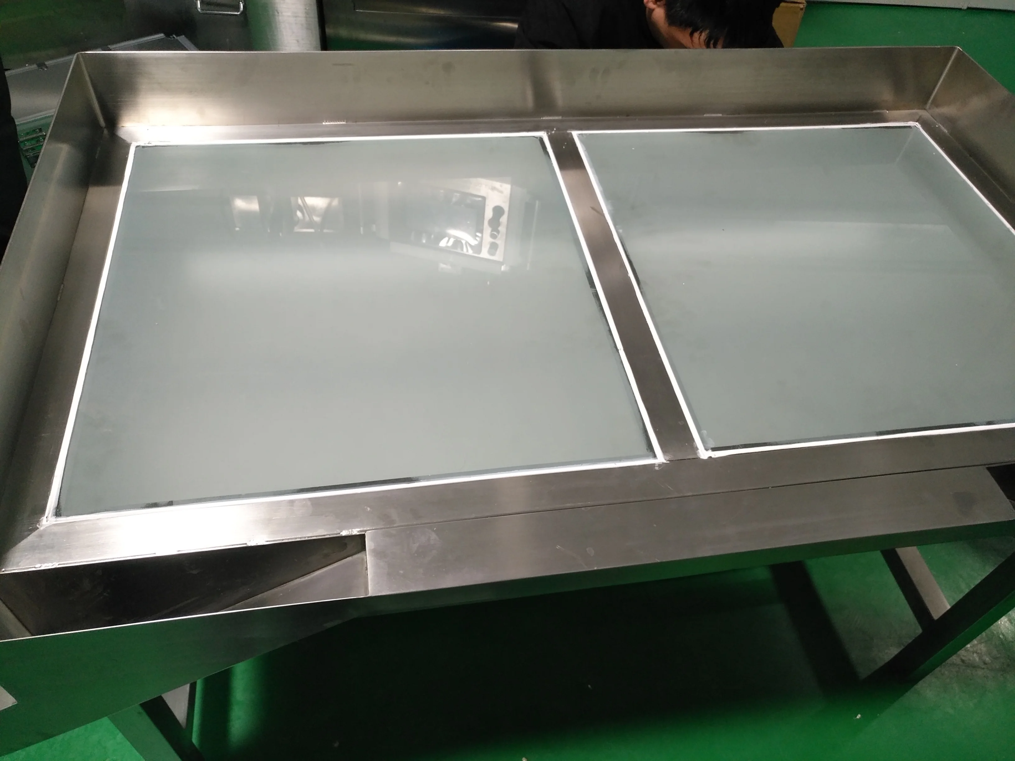 Inspection Station for softgel encapsulation line size shape checking